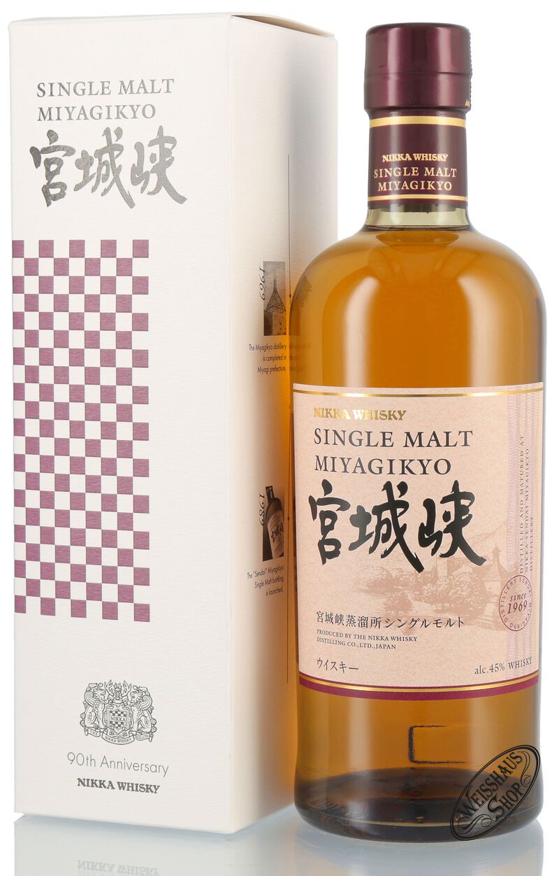 Nikka Miyagikyo Single Malt Whisky 45% vol. 0,70l