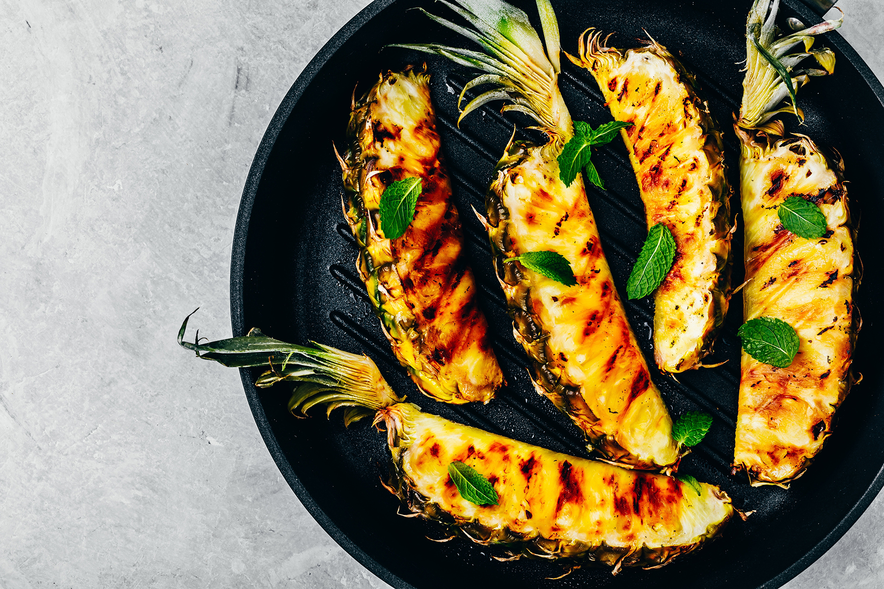 Gegrillte Ananas