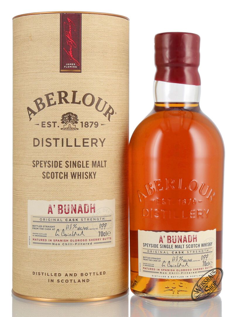 Aberlour A'Bunadh Batch No. 77 Whisky 60,8% vol. 0,70l Aberlour A'Bunadh Batch No. 77 Whisky 60,8% vol. 0,70l