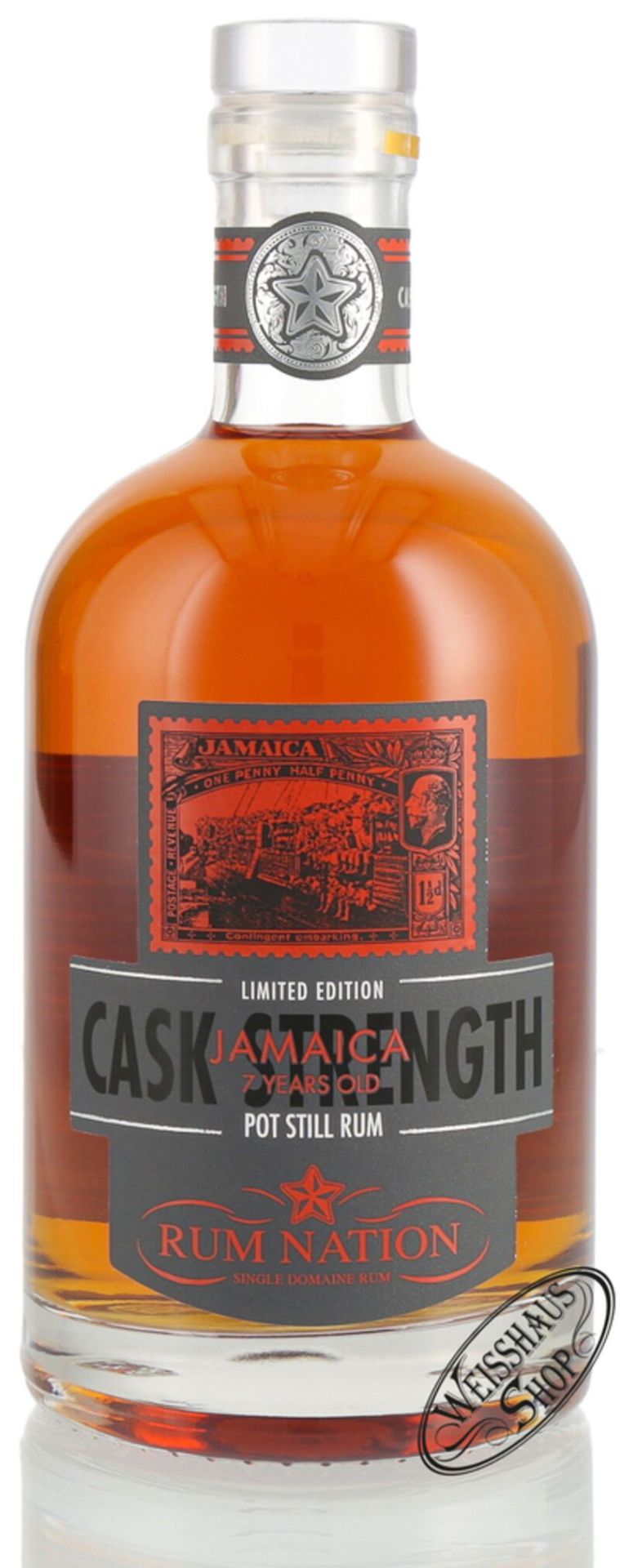 Rum Nation Jamaica 7 YO Cask Strength Rum 61,2 vol. 0,70l Weisshaus Shop